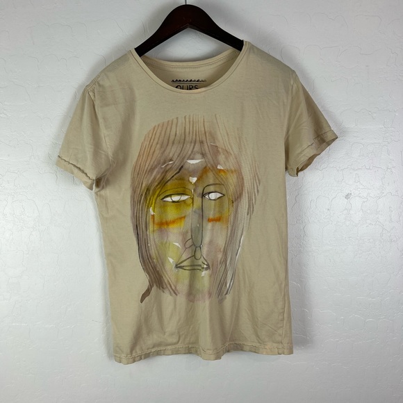 Ours Gallery Face Painting Design Shirt Size Small - Picture 1 of 6